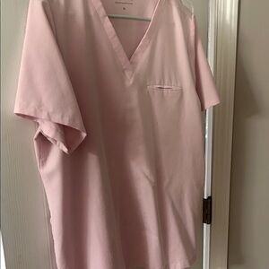 Mandala Pink scrub top